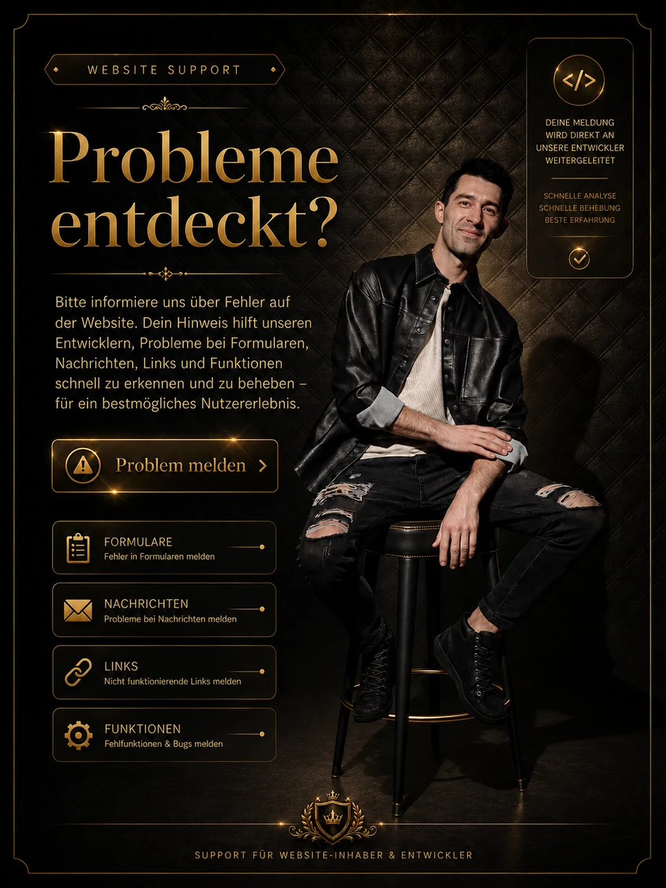Bachata Zouk Royals website support — report issues with forms, links and features via Instagram @alexej_zouk.