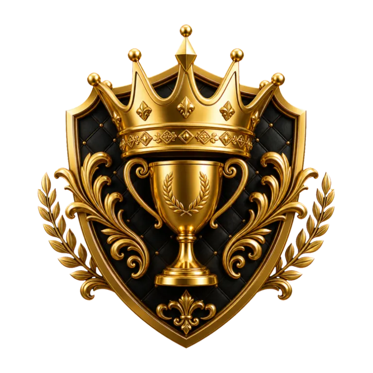 Crown-and-trophy emblem — Royal Cup main prize